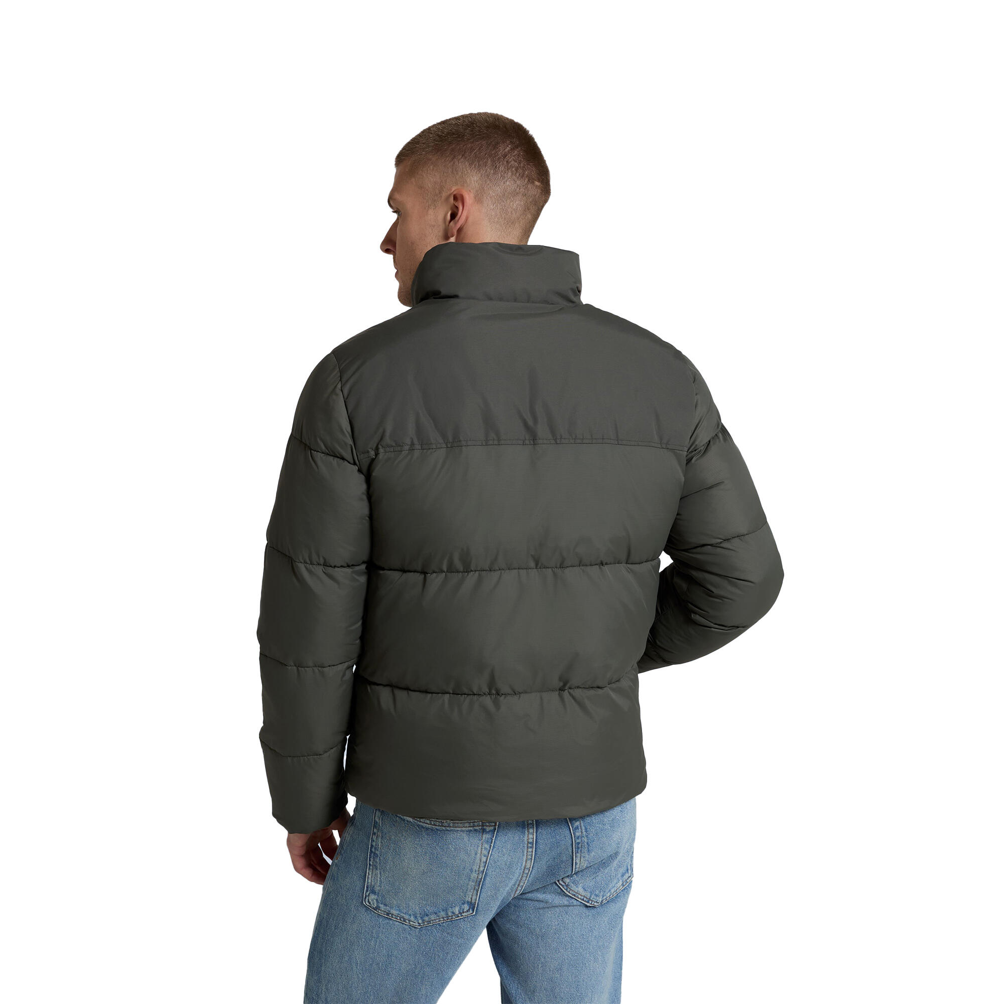 Mens Volt Padded Jacket (Dark Khaki) 2/3