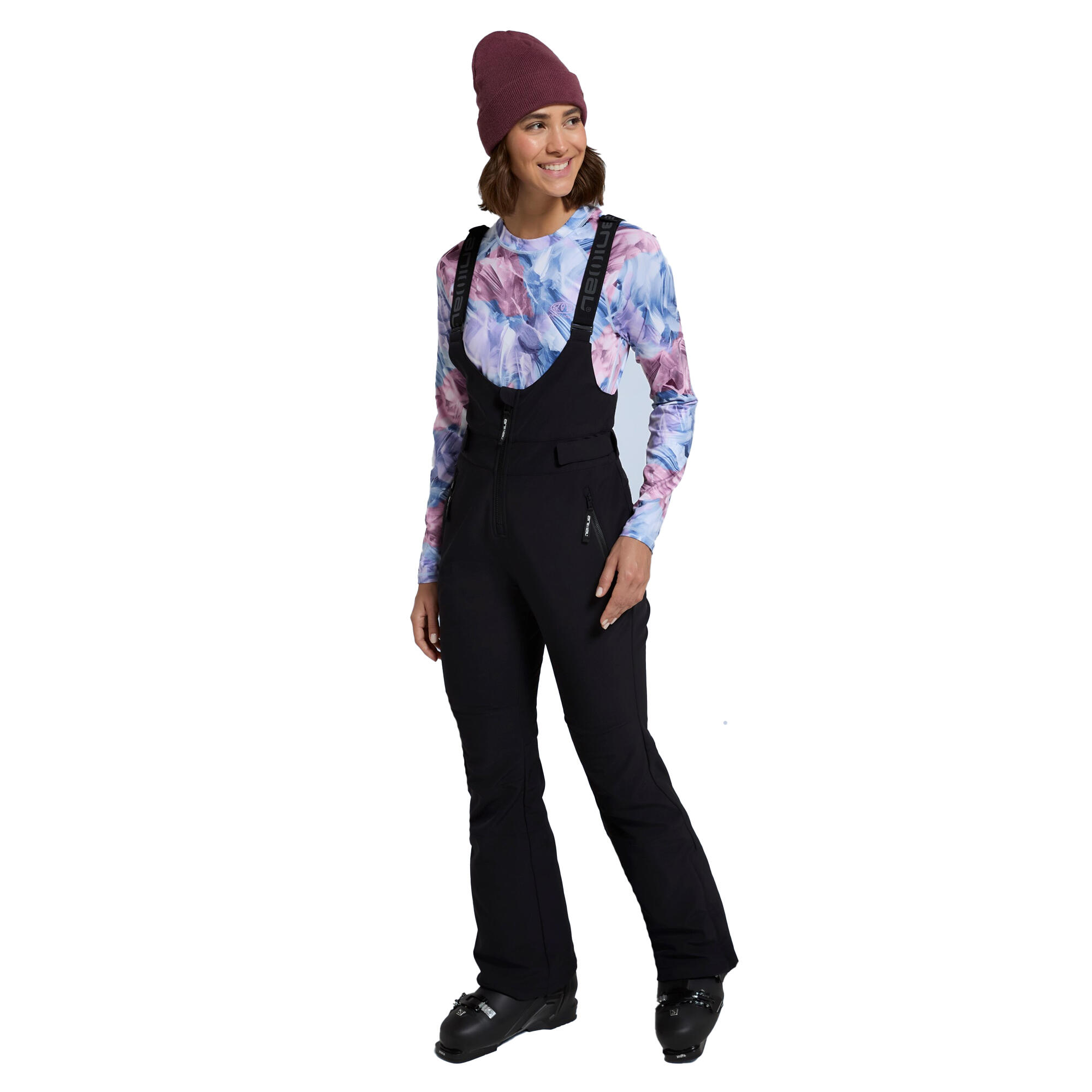 Skihosen "Powder" Damen Schwarz 3/3