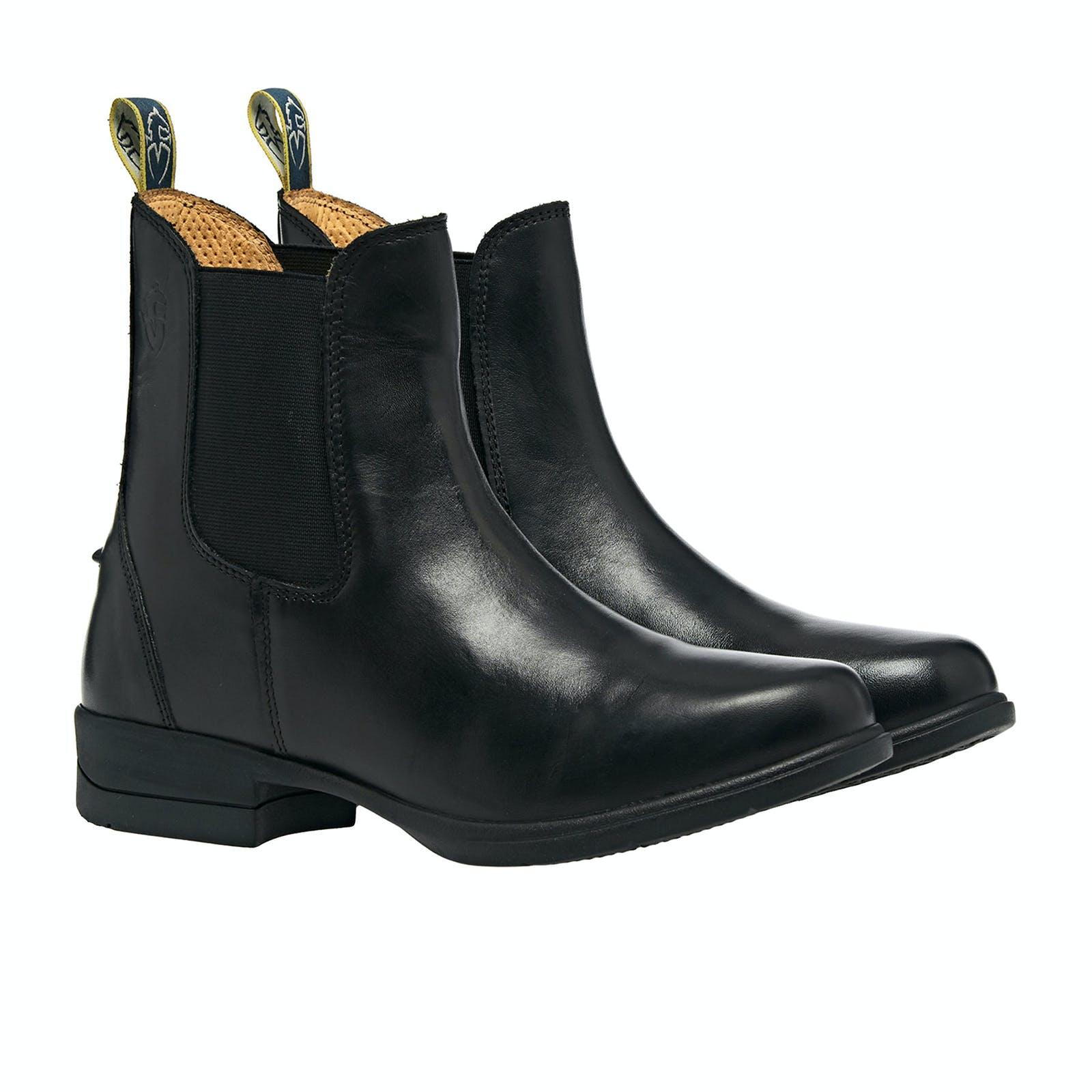 MORETTA Womens/Ladies Lucilla Leather Jodhpur Boots (Black)