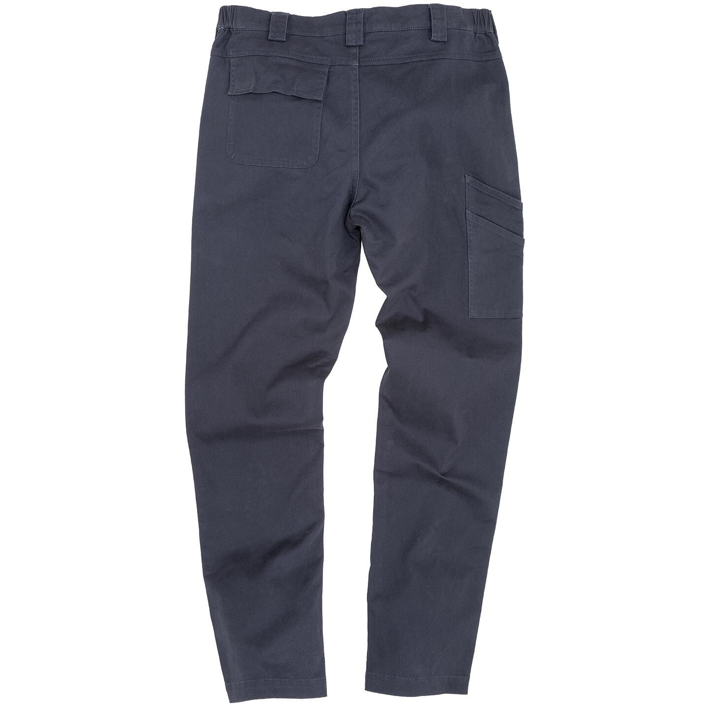 Chino Elasticizzata Aderente Uomo Result Work Guard Blu Navy 3/4