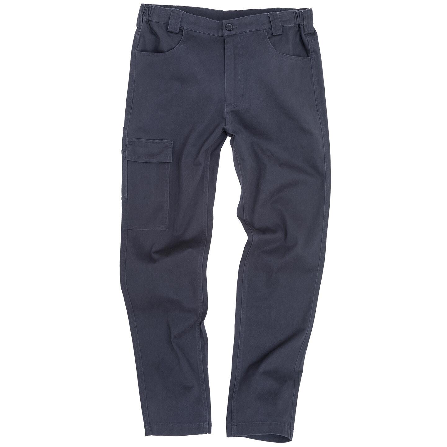 Chino Elasticizzata Aderente Uomo Result Work Guard Blu Navy 2/4