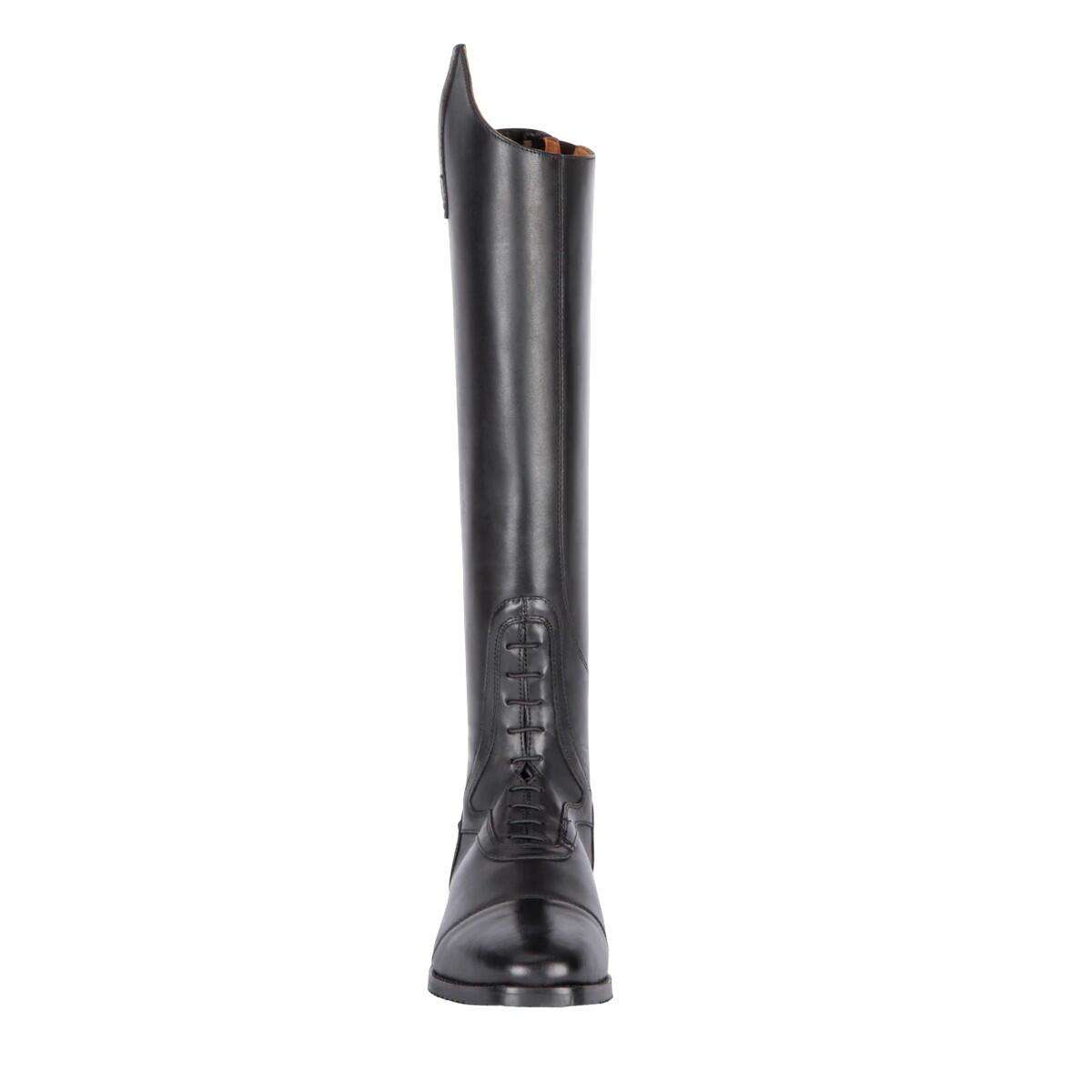 Mens Tivoli Leather Field Boots (Black) 4/4