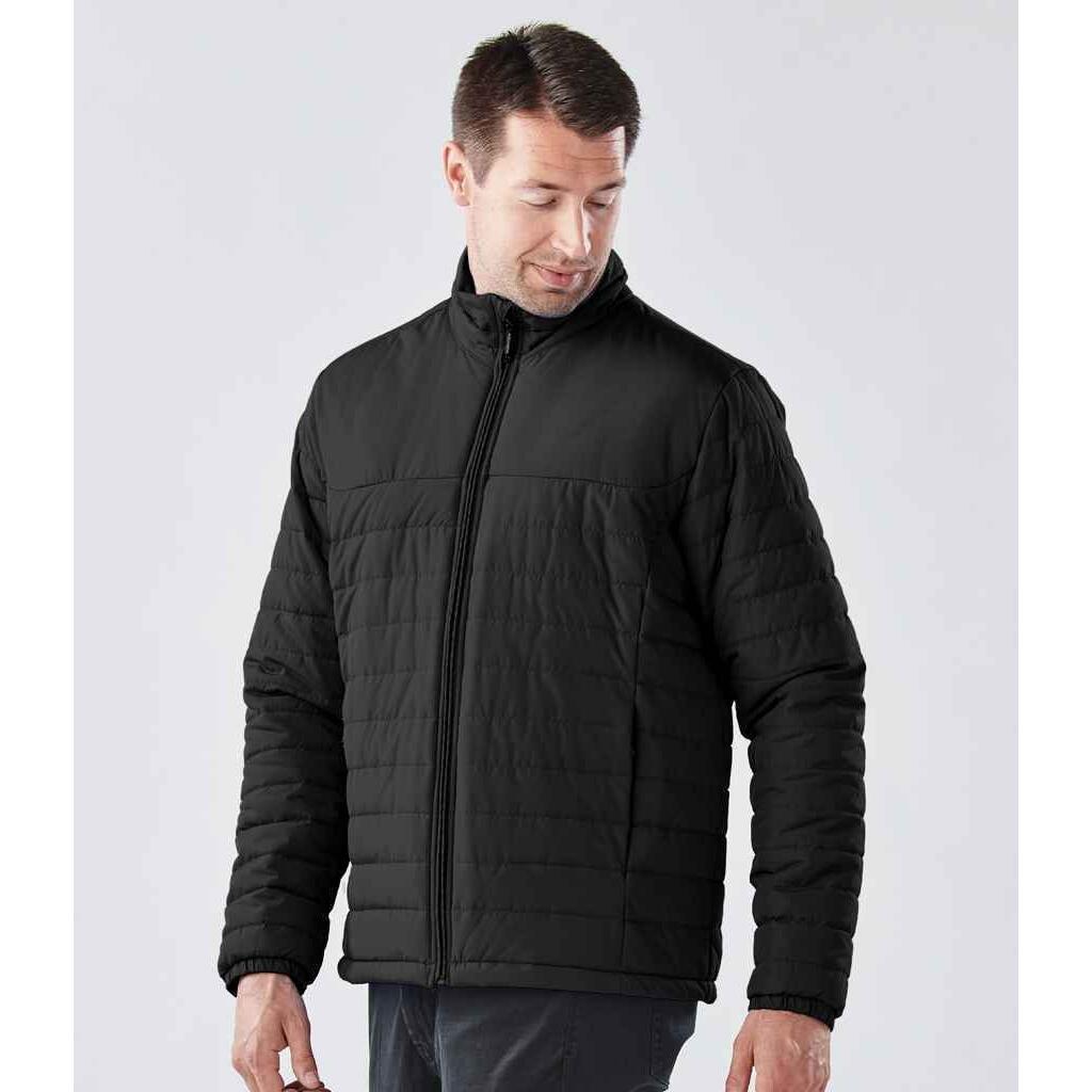 Mens Nautilus Quilted Padded Jacket (Black) 3/3
