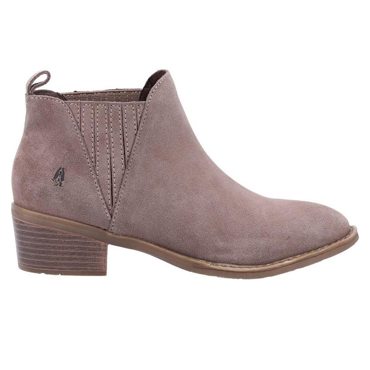 Stiefeletten "Isobel", Wildleder Damen Blaugrün 3/4