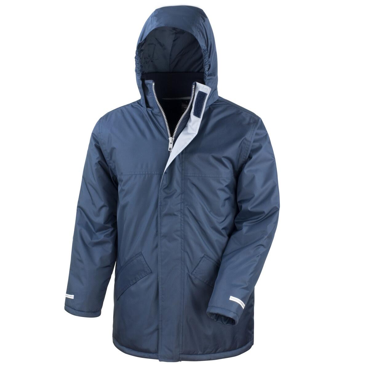 Parka Invernale Impermeabile Uomo Result Core Blu Navy 2/4