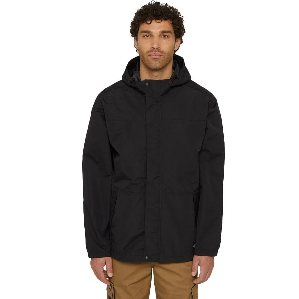 Giacca Impermeabile Uomo Dickies Nero 3/4