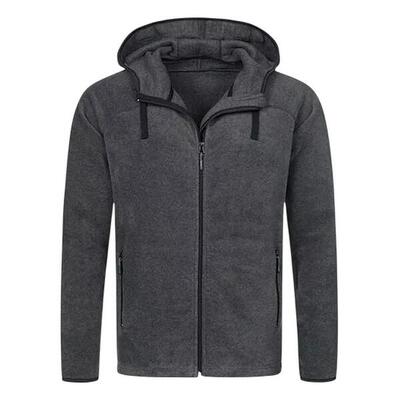 Heren power fleece jas (grijze heide)
