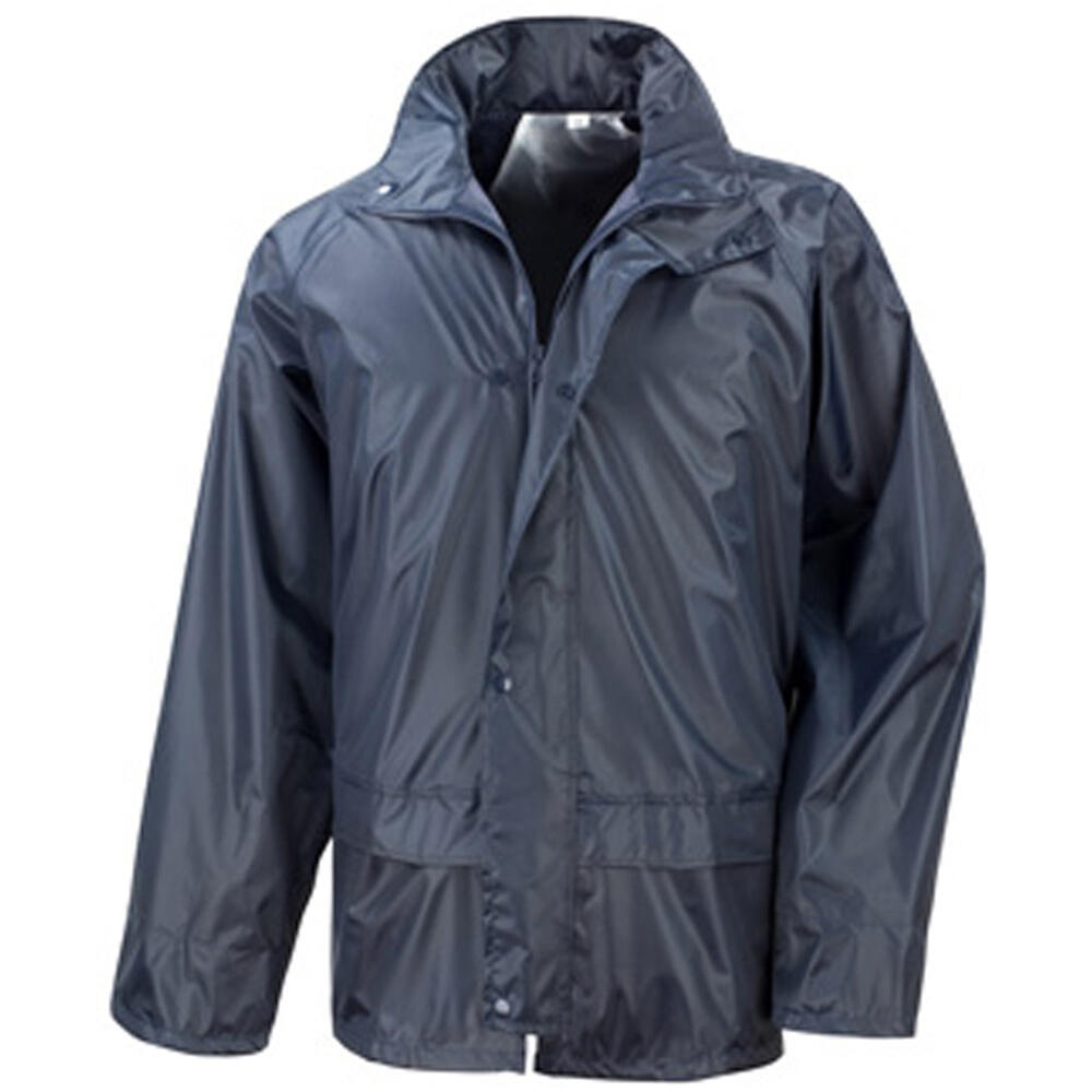 Mens Core Rain Suit (Trousers And Jacket Set) (Navy Blue) 2/5
