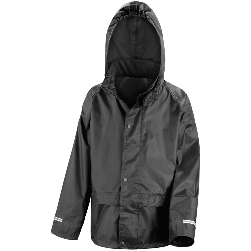 Giacca E Pantaloni Impermeabili Bambino Result Nero 4/5