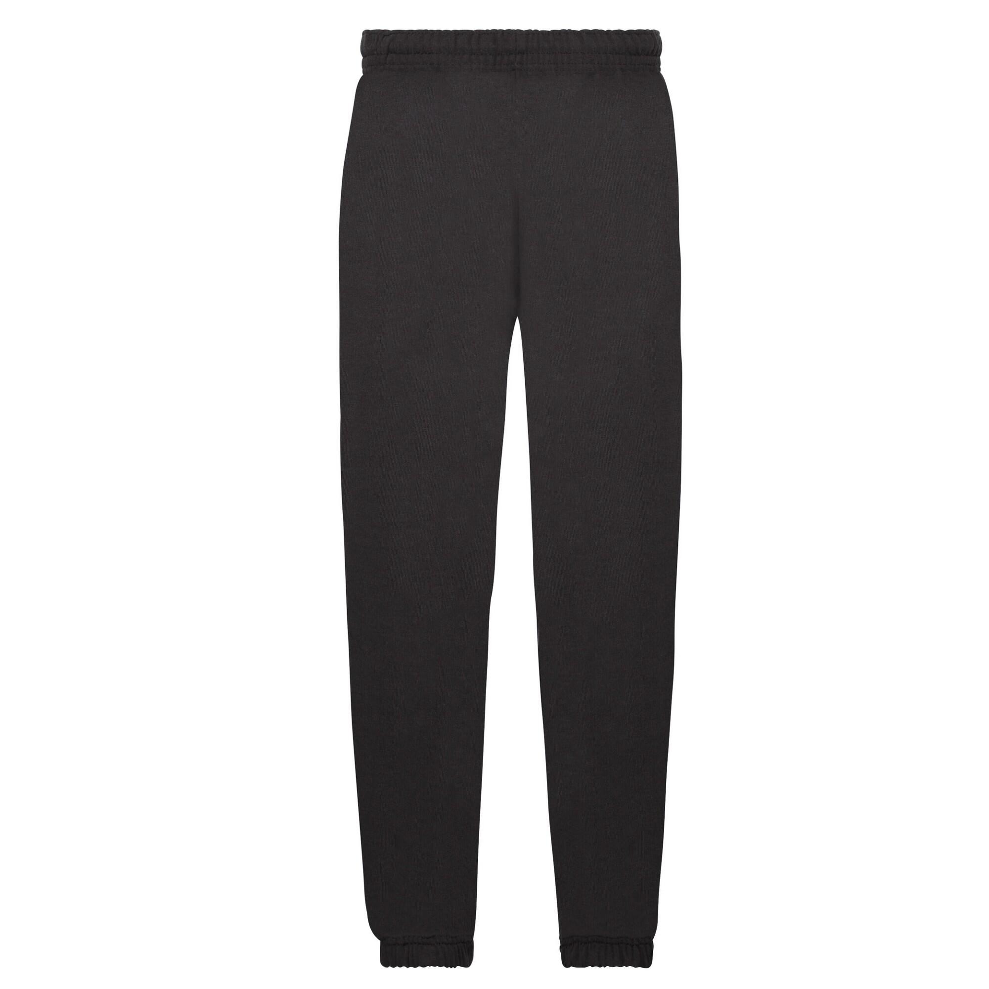 Pantaloni Da Jogging Risvolto Elasticizzato Bambini Fruit Of The Loom Premium 2/3