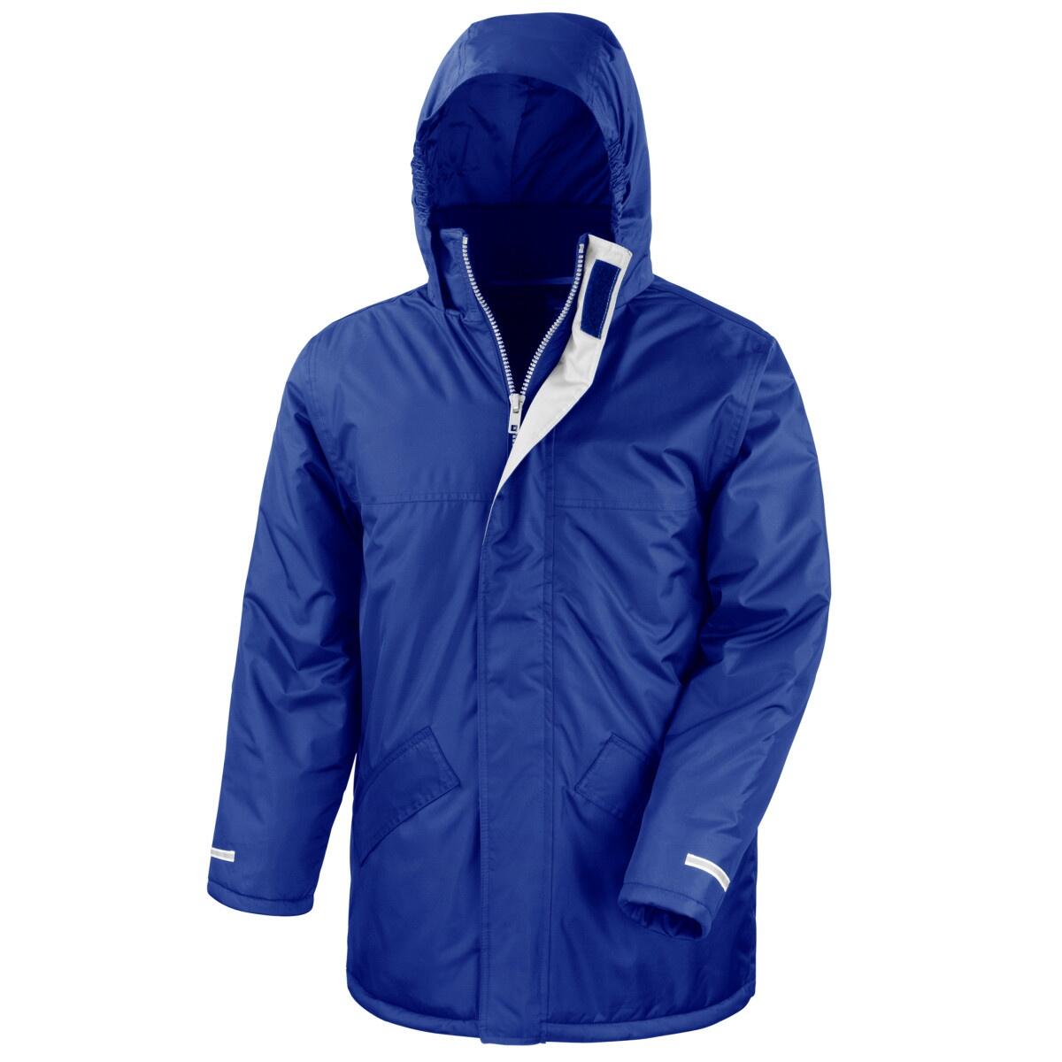 Mens Core Winter Parka Waterproof Windproof Jacket (Royal) 2/3