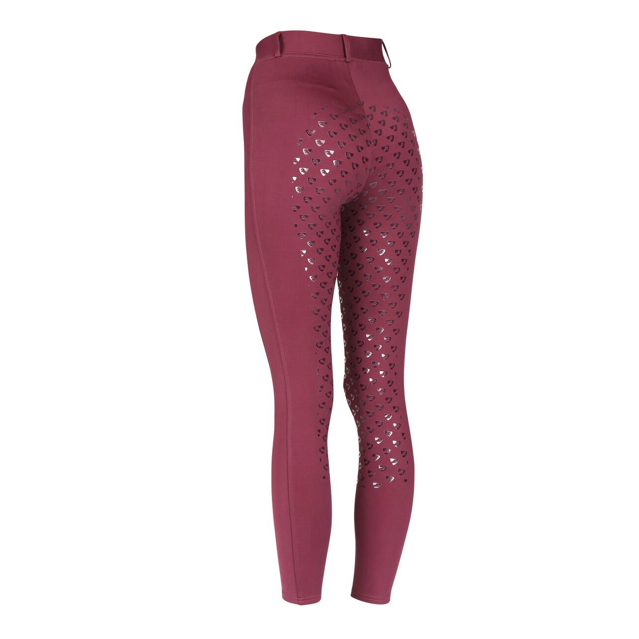 Reithose Albany Damen Schwarzkirsche 2/2