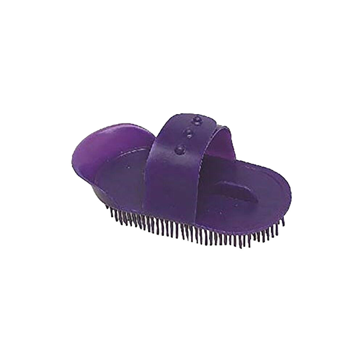 LINCOLN Plastic Curry Comb (Purple)