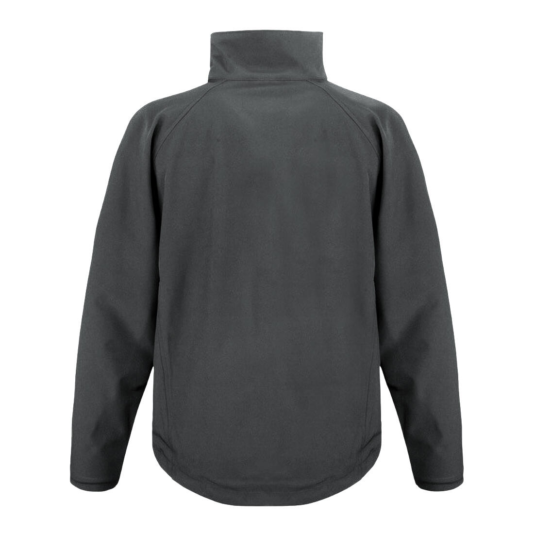 Mens 2 Layer Base Softshell Breathable Wind Resistant Jacket (Black) 2/3