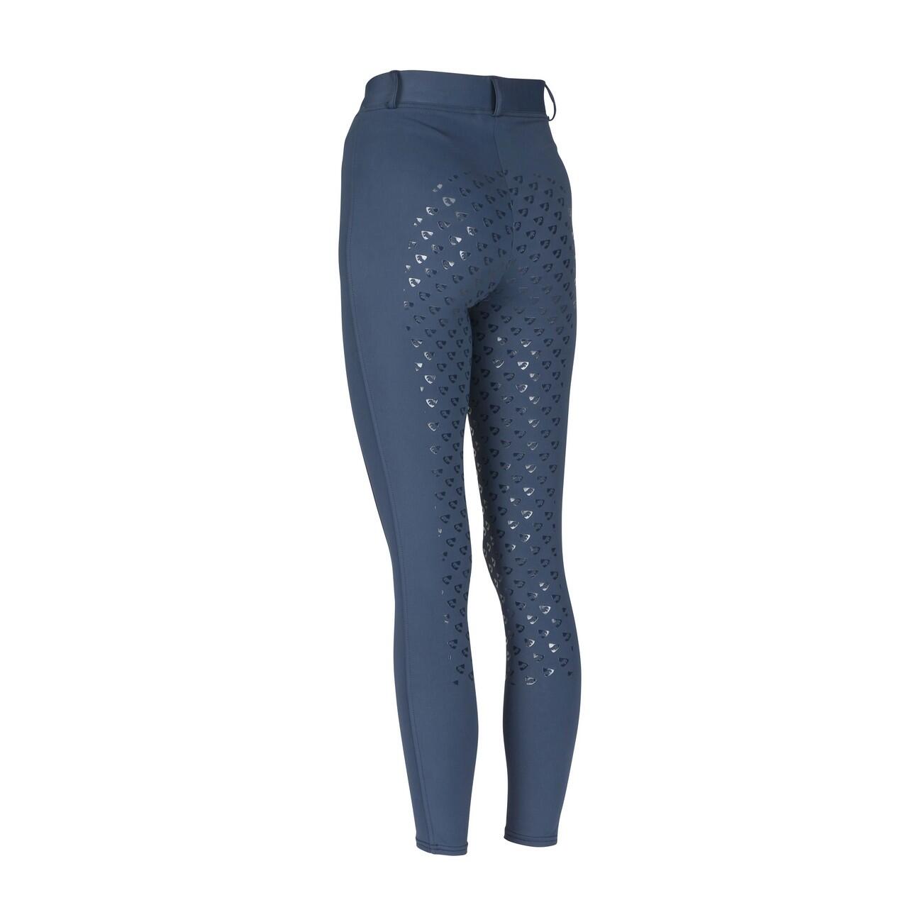 Pantaloni Da Equitazione Donna Aubrion Albany Blu Navy 2/2