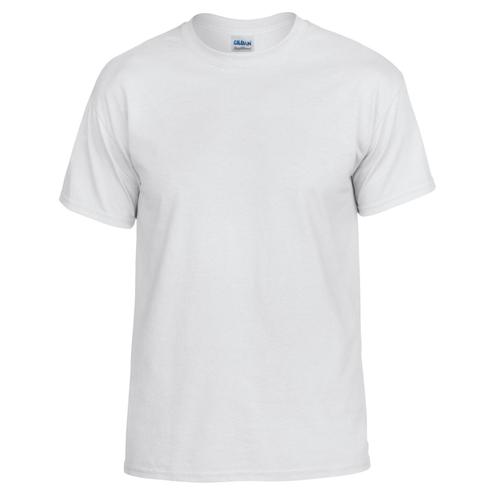 Unisex Adult DryBlend TShirt (White) 1/3