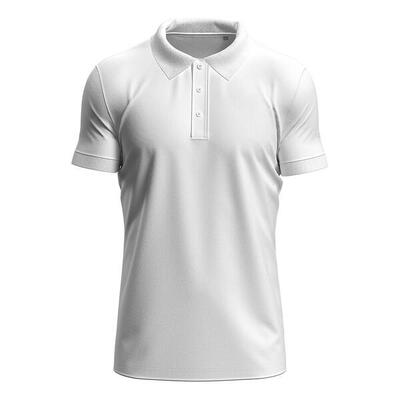 Heren clive poloshirt (wit)
