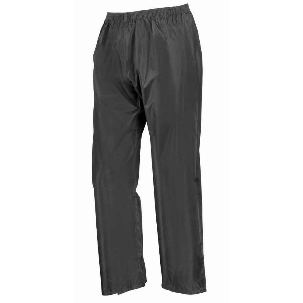 Unisex Adult Waterproof Jacket And Trousers Set (Black) 3/4