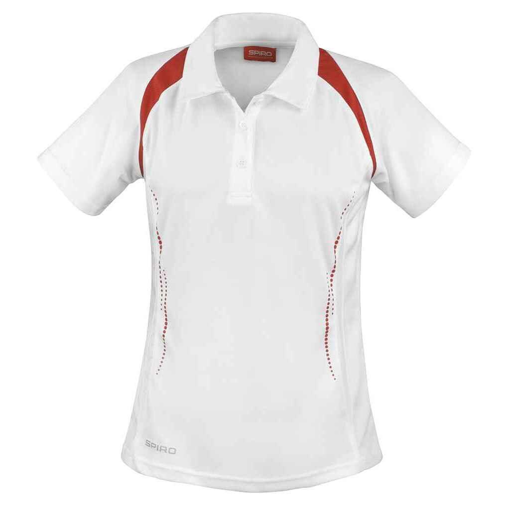 white / red