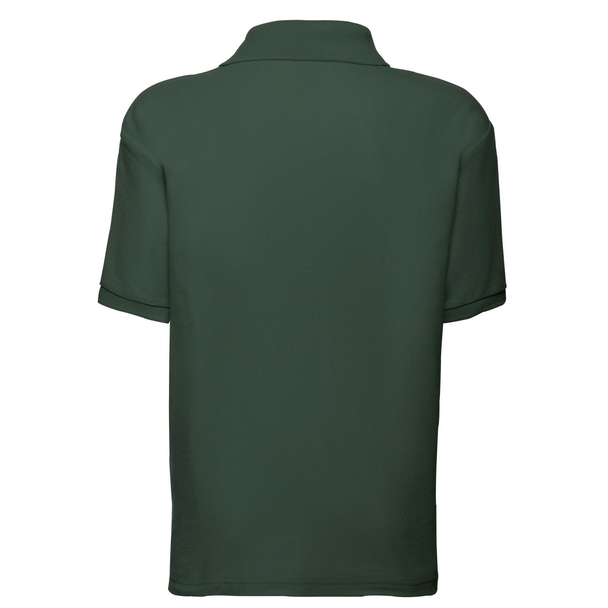 Polo 65/35 Enfant (Vert Bouteille) 2/3
