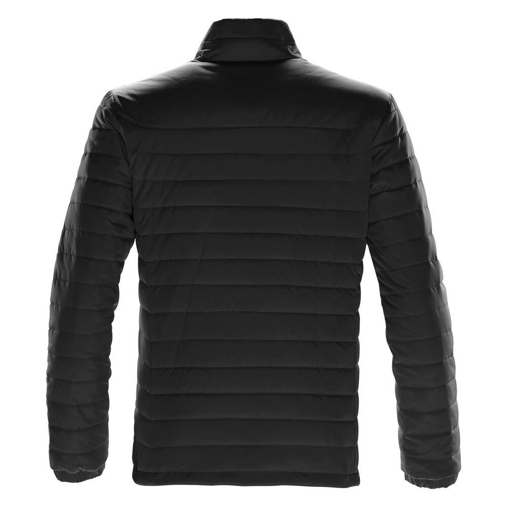 Mens Nautilus Quilted Hooded Jacket (Black) 2/4