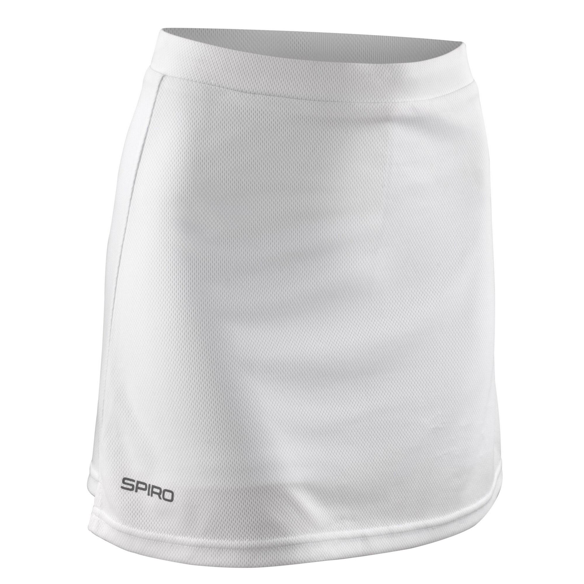 SPIRO Womens/Ladies Skort (White)