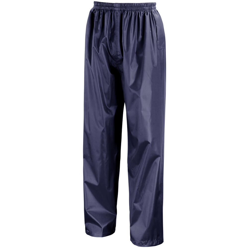 Giacca E Pantaloni Impermeabili Bambino Result Blu Navy 3/5