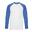Tshirt BASEBALL Homme (Blanc / Bleu Roi)