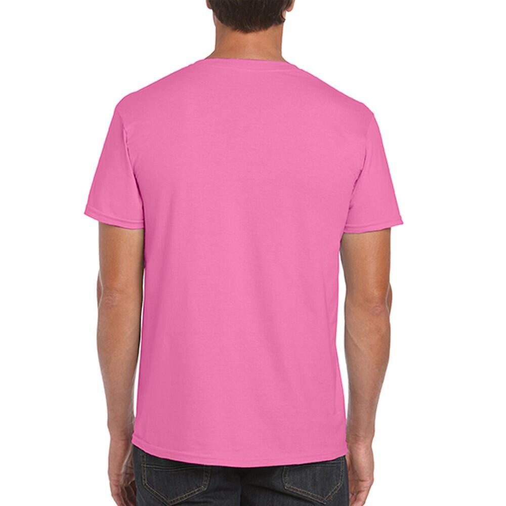 Tshirt Uni Manches Courtes SOFTSTYLE Homme (Violet Fuchsia) 2/2