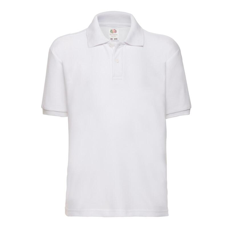 "6535" Poloshirt für Kinder Weiß