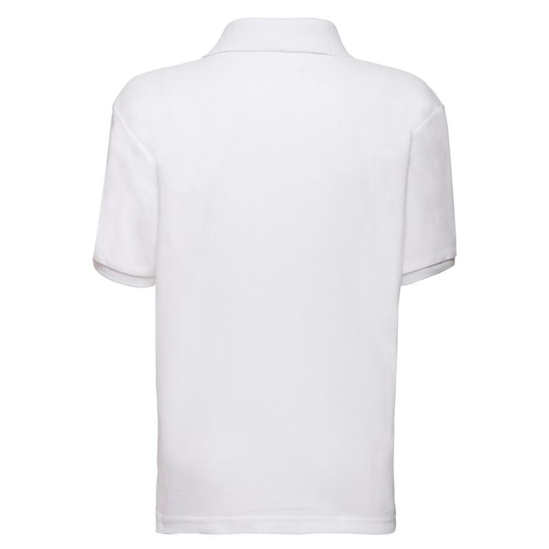 "6535" Poloshirt für Kinder Weiß