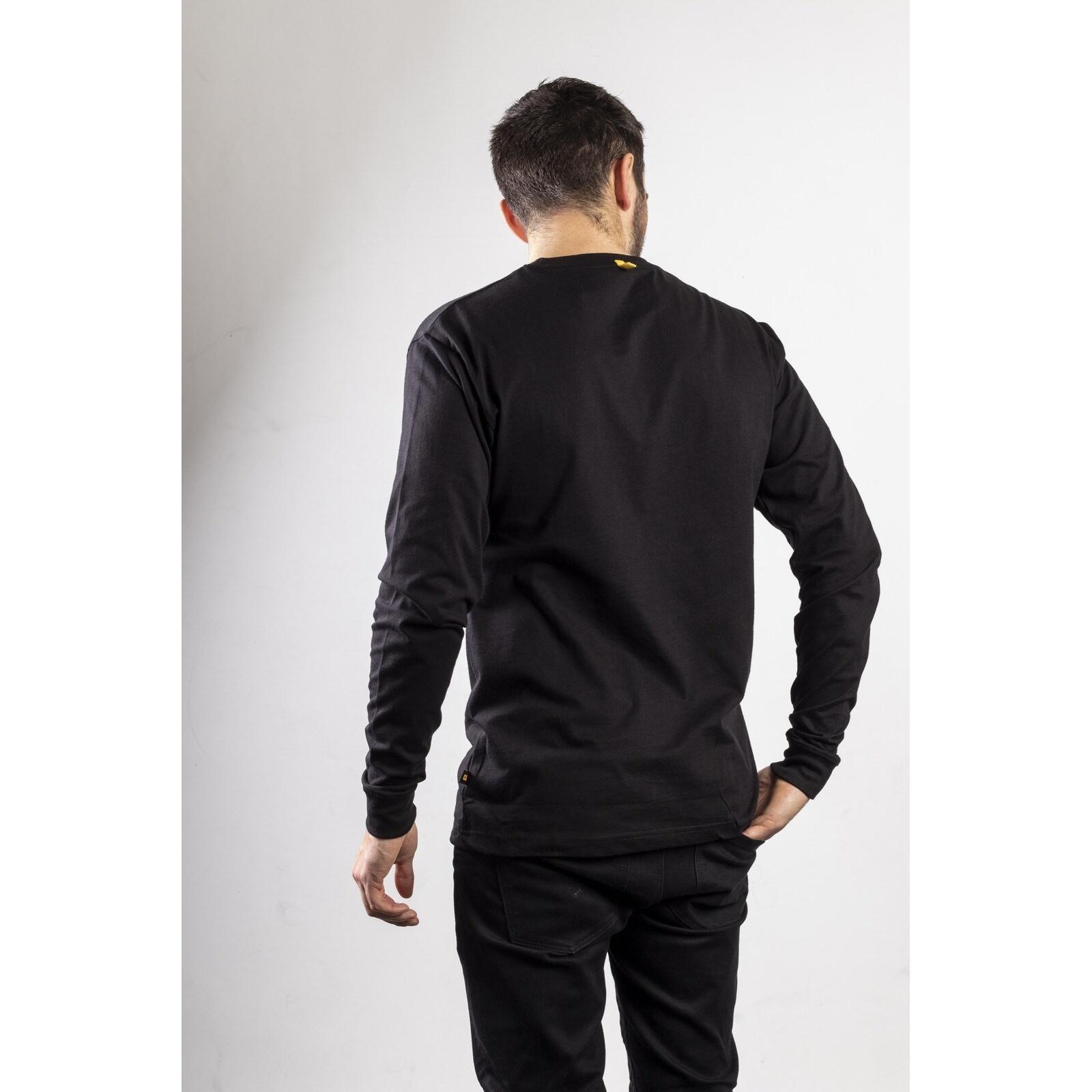 Handelsmerk Banner L/S Tee / Heren TShirts / Tee Shirts (Zwart) 3/7