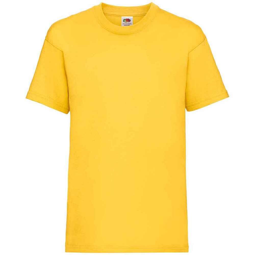 FRUIT OF THE LOOM Childrens/Kids Valueweight TShirt (Sunflower)