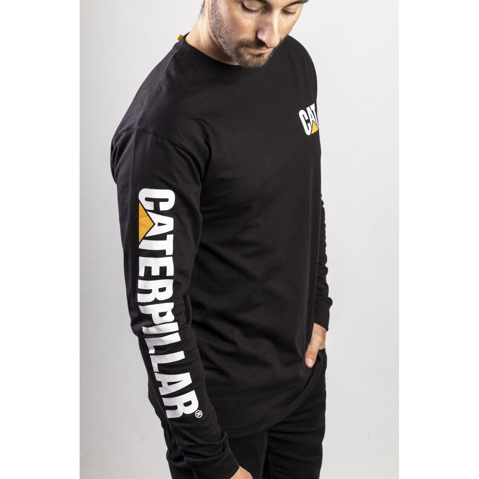 Handelsmerk Banner L/S Tee / Heren TShirts / Tee Shirts (Zwart) 4/7