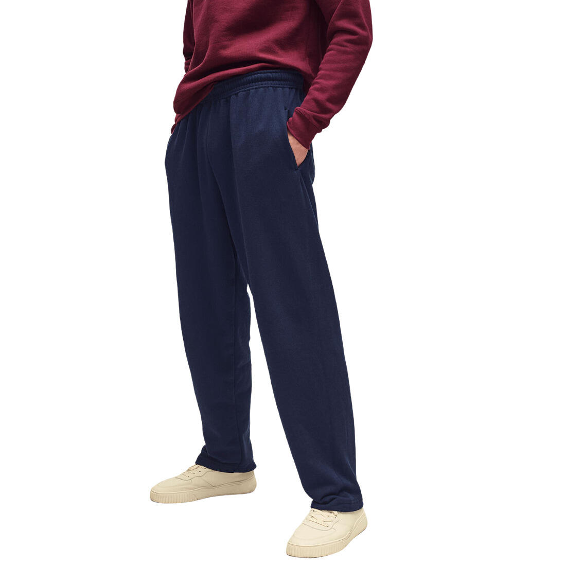 Mens Classic 80/20 Jogging Bottoms (Deep Navy) 2/2