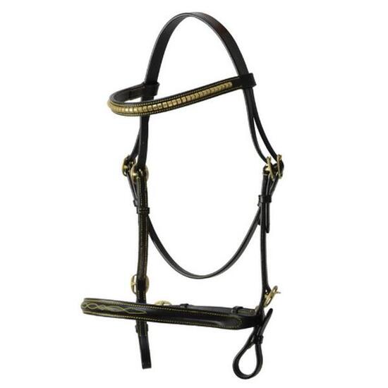 Bride Pour Chevaux INHAND (Noir)