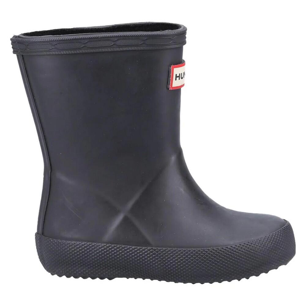 Childrens/Kids First Classic Matte Wellington Boots (Black) 3/4