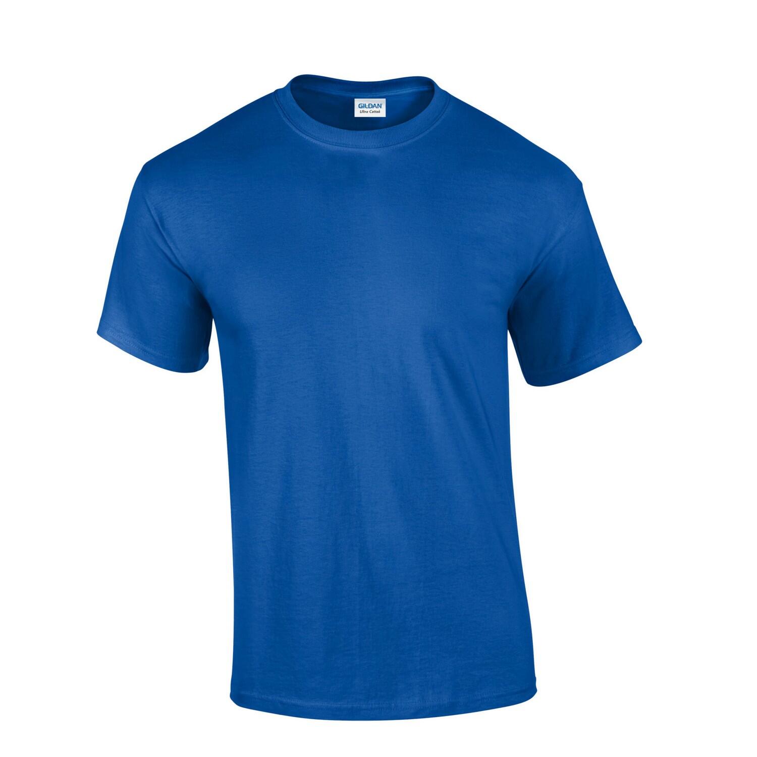 GILDAN Mens Ultra Cotton TShirt (Royal Blue)