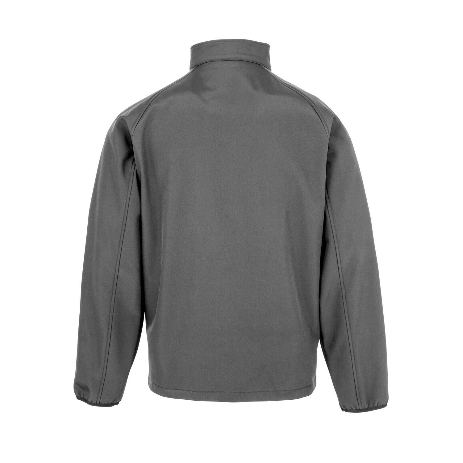 Childrens/Kids Double Layered Soft Shell Jacket (Grey) 2/3