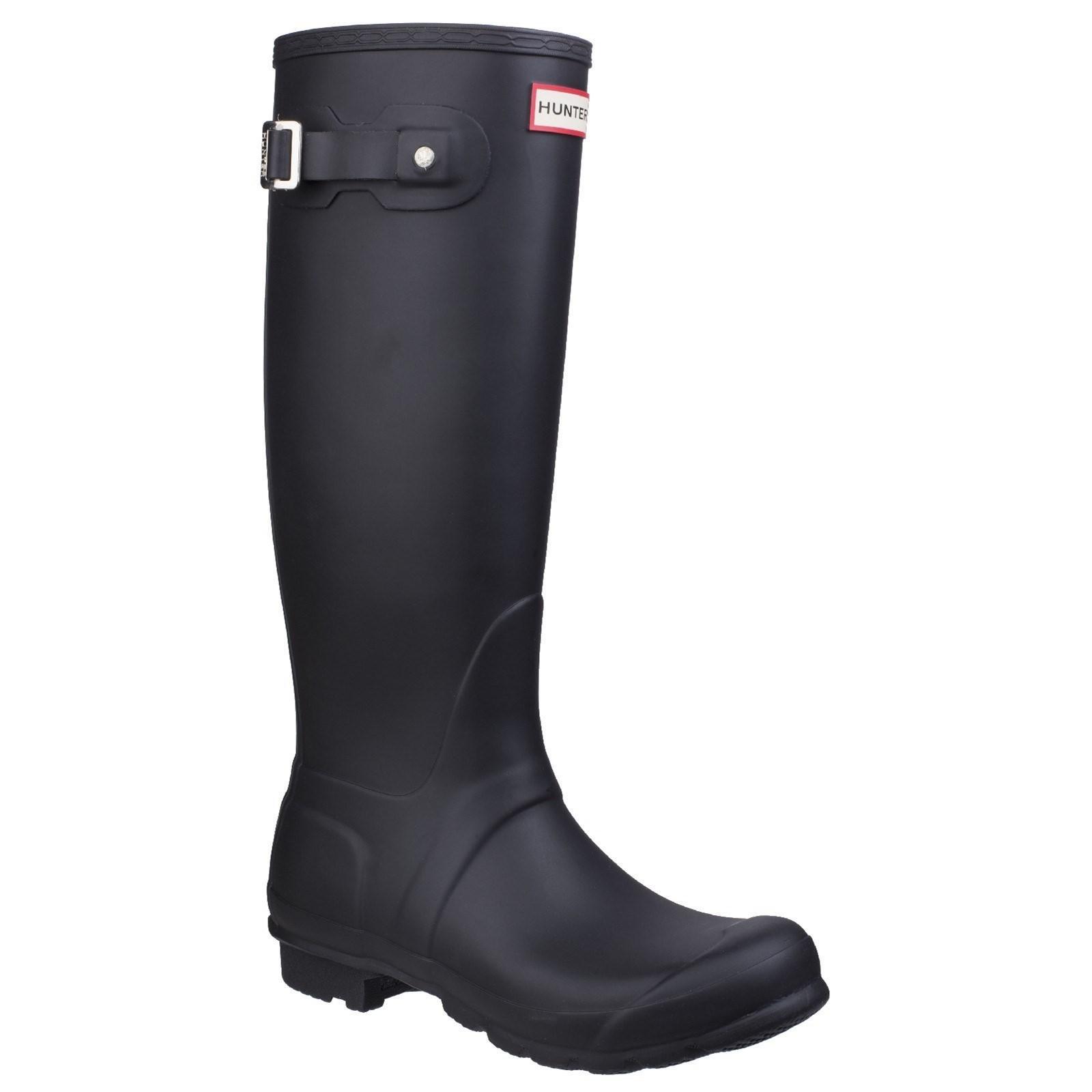 Womens/Ladies Original Tall Wellington Boots (Black) HUNTER