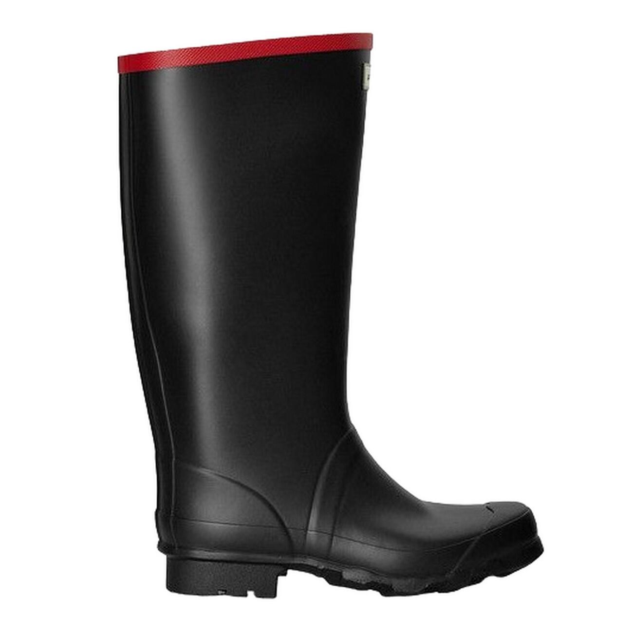 Mens Argyll Mid Cut Wellington Boots (Black) 3/4