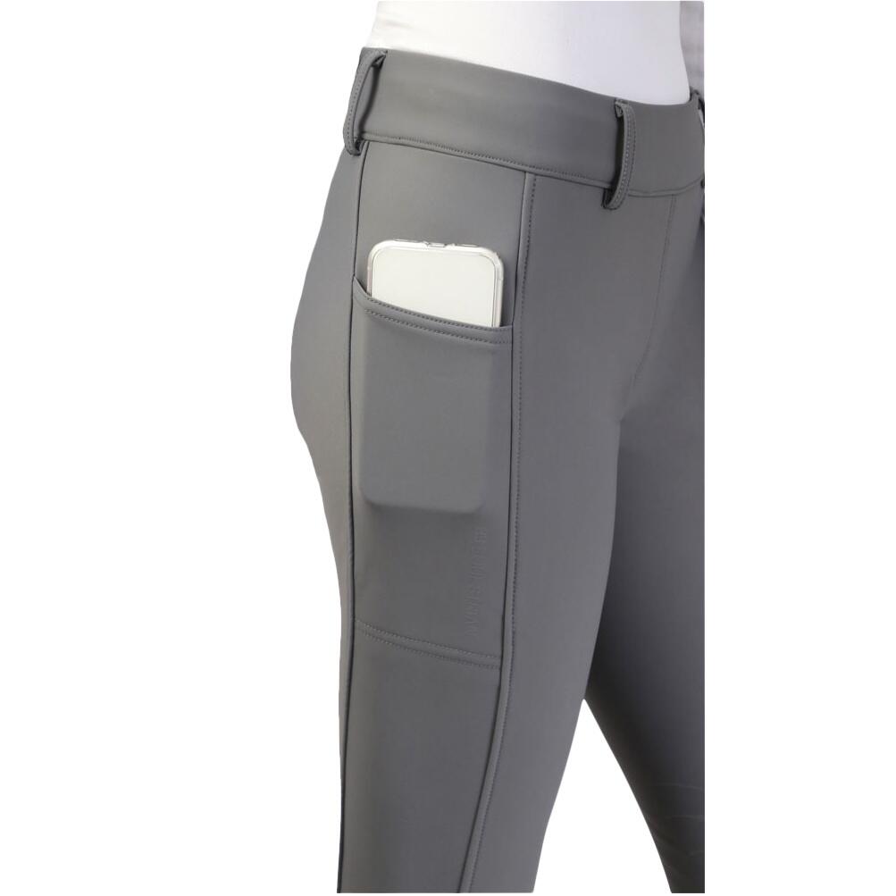 Collant D'équitation GLACIAL Donna (Grigio) 3/4