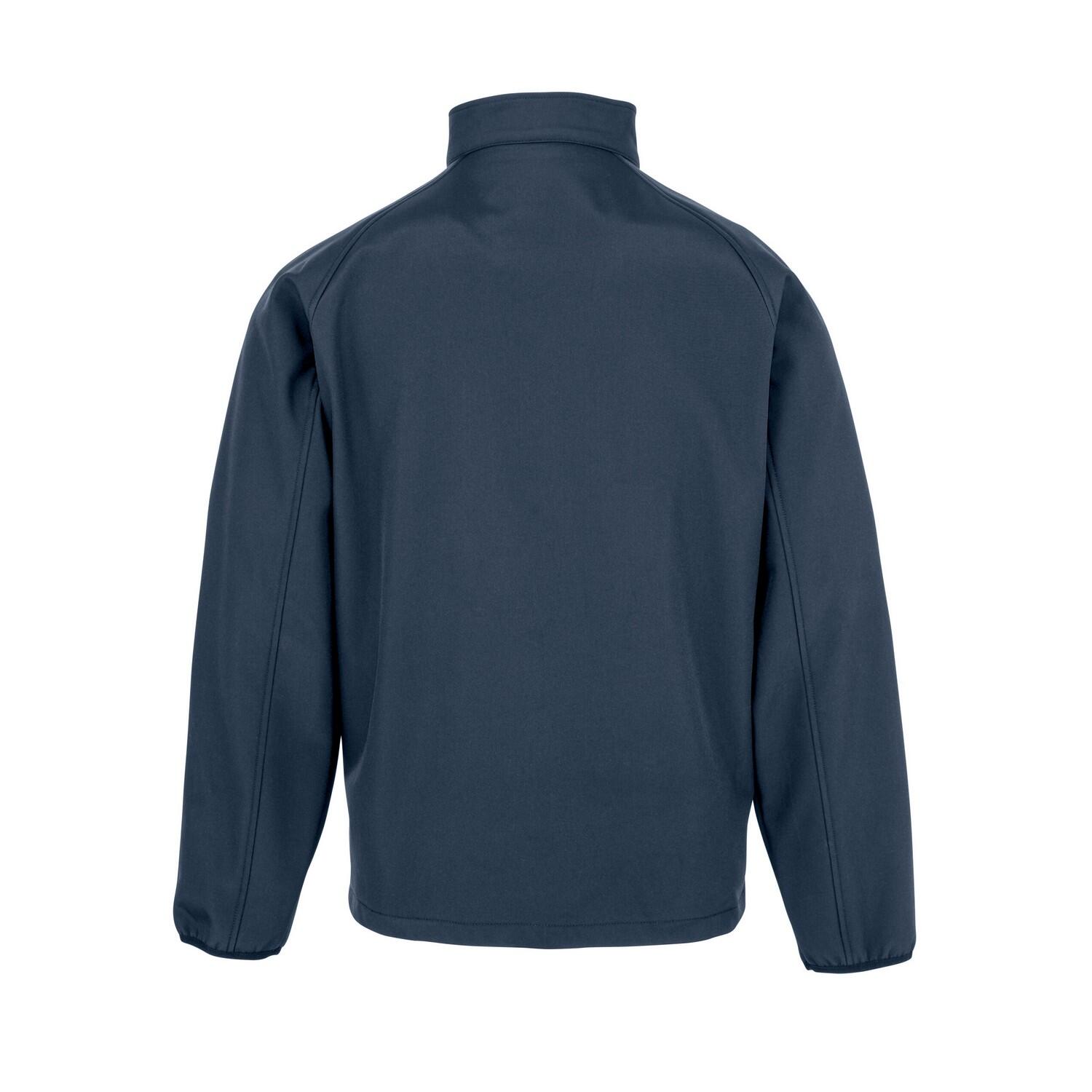 Giacca Soft Shell Riciclato Bambini Result Blu Navy 2/3