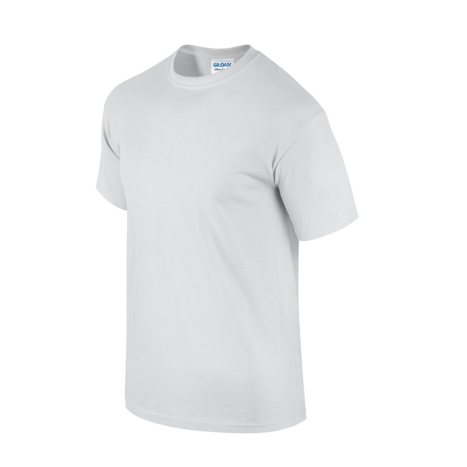 Unisex Adult Ultra Cotton TShirt (White) 3/3