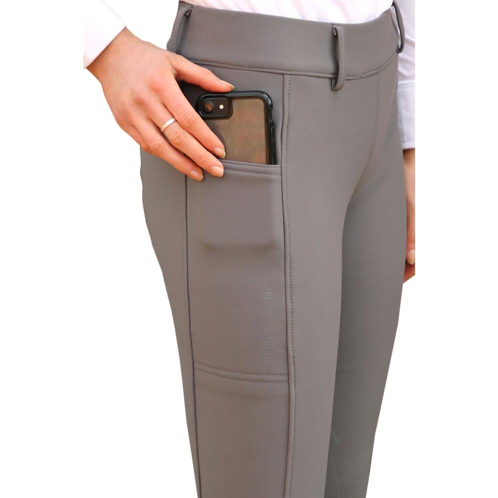 Collant D'équitation GLACIAL Donna (Grigio) 4/4
