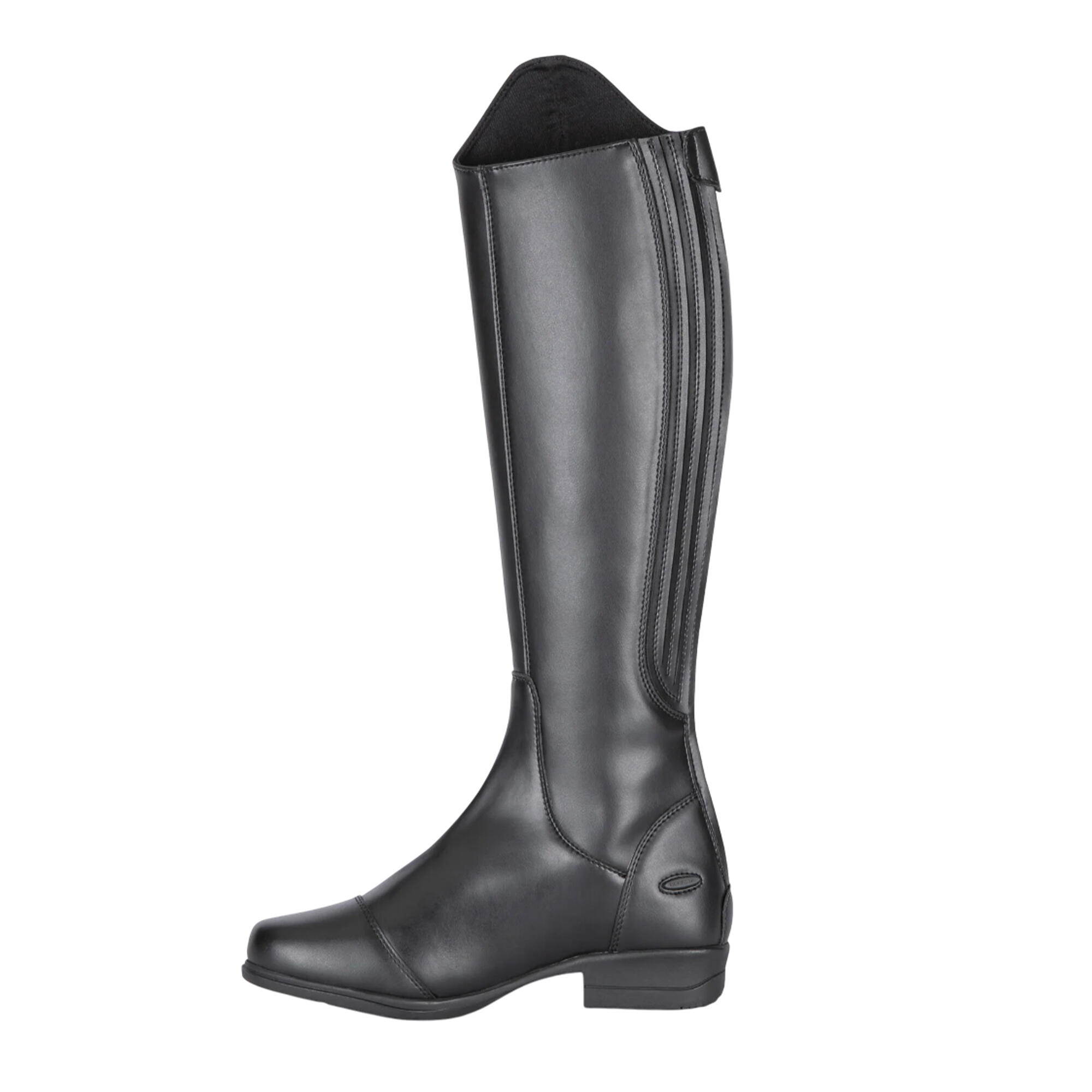 Womens/Ladies Marcia Long Riding Boots (Black) 3/4