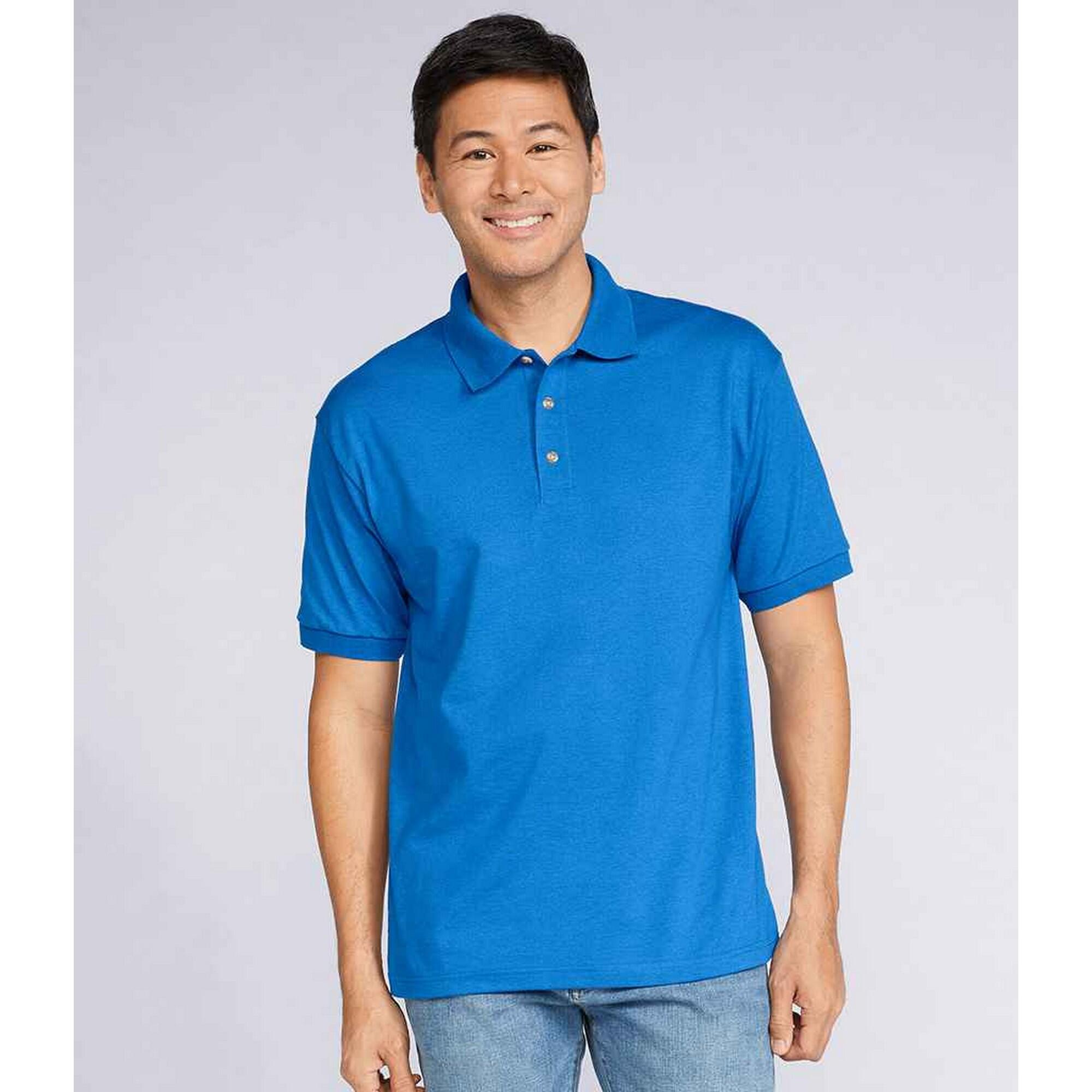 Maglietta Polo Uomo Gildan Blu Reale 3/3
