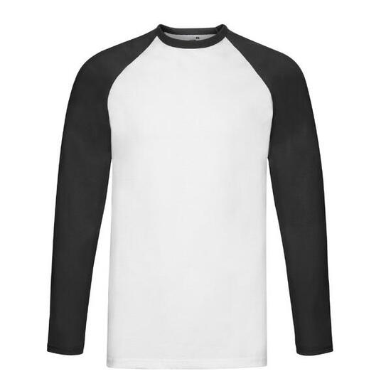 Tshirt BASEBALL Homme (Blanc / Noir)