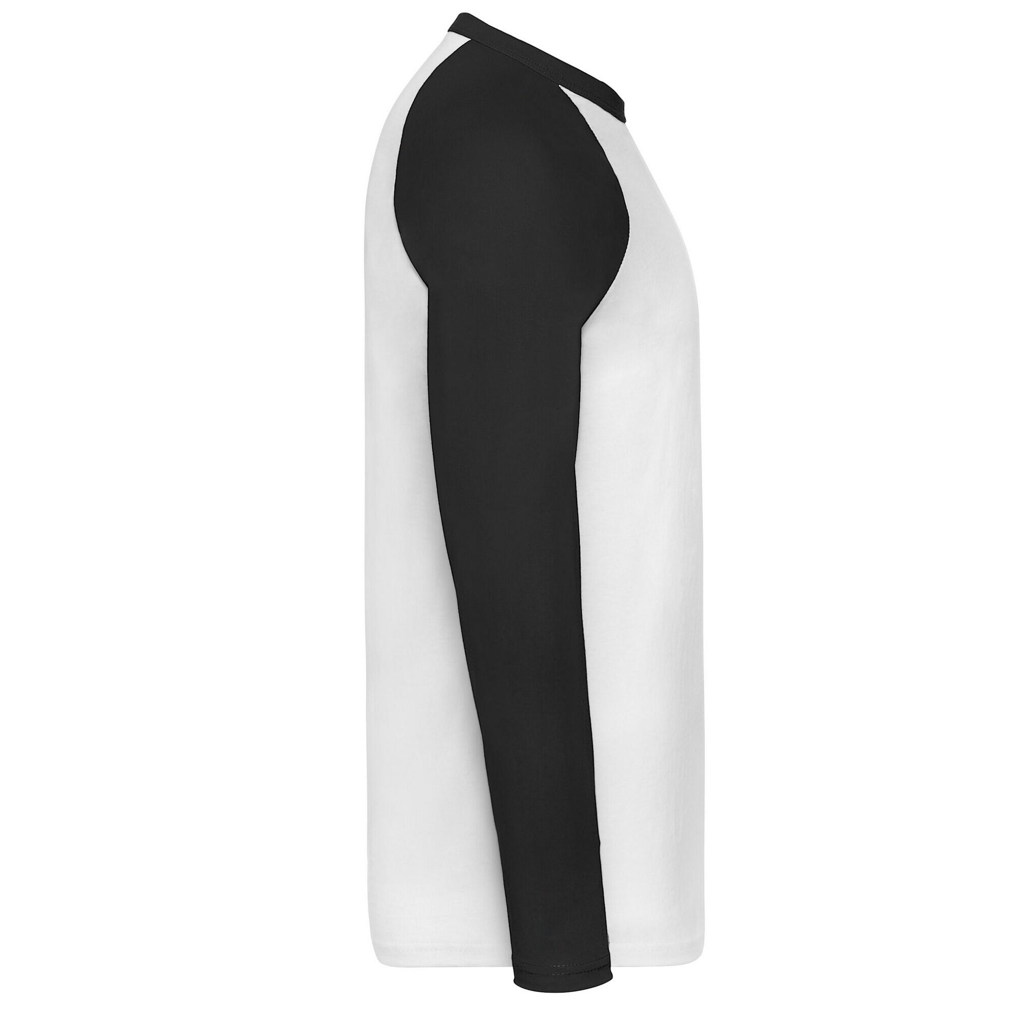 Tshirt BASEBALL Homme (Blanc / Noir) 3/3