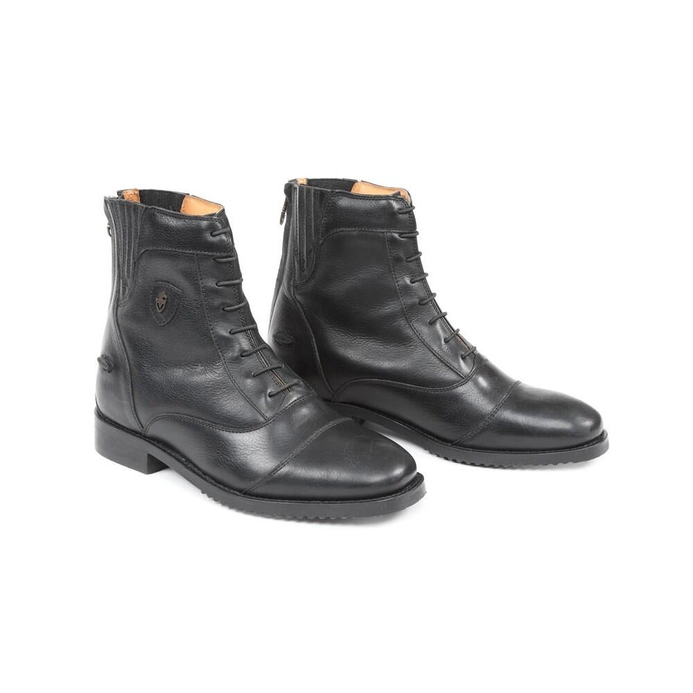 Stivali Da Paddock Pizzo Pelle Donna Moretta Teresa Nero 2/3